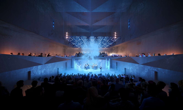 2. Preis: Henning Larsen Architects mit Nagata Acoustics, dUCKS Sceno und Buro Happold