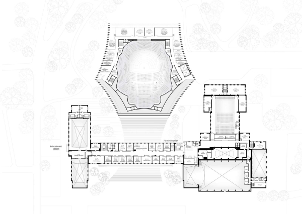 2. Preis: Henning Larsen Architects mit Nagata Acoustics, dUCKS Sceno und Buro Happold