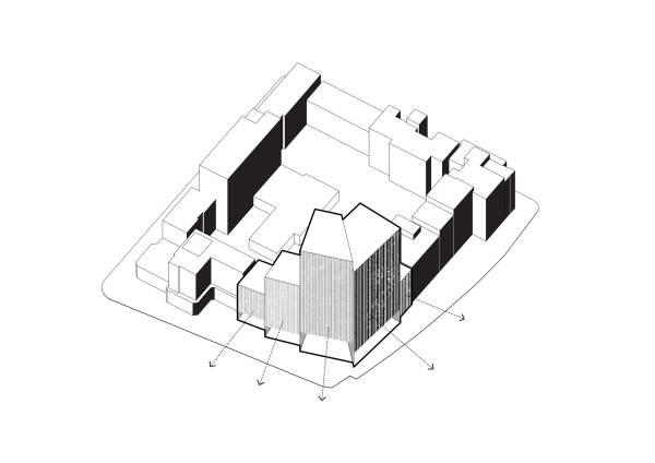 1. Preis: Barkow Leibinger, Berlin, Axometrie