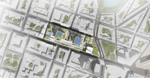 2. Preis: 2Portzamparc, Paris, Lageplan