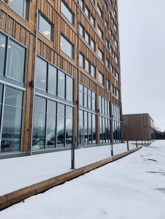 Hochhaus in Norwegen von Voll Arkitekter