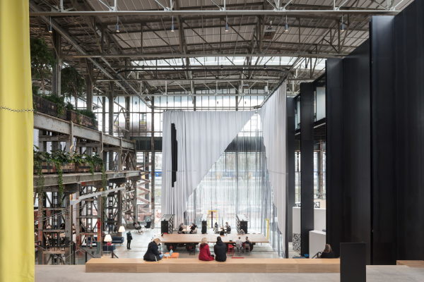 Reaktivierte Industriehalle in Tilburg