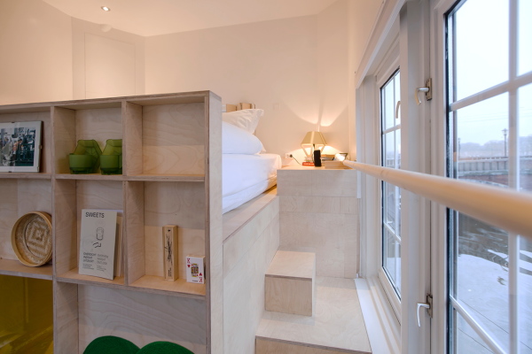 Zimmer 207: Nieuwe Amstelbrug, Ceintuurbaan an der Amstel. Klappbr�cke, Baujahr 1912, Architekt J.M. van der Mey.