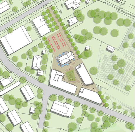 2. Preis: raupach architekten / kunze seeholzer architekten (Mnchen) + landschaftsentwicklung kroitzsch