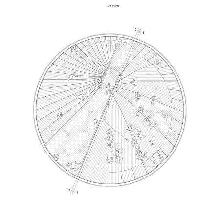 Holzpavillon von Novoe im russischen Wyska