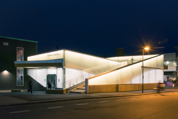 Various Architects: Sykkelhotell, Lillestrøm/Norwegen, 2016