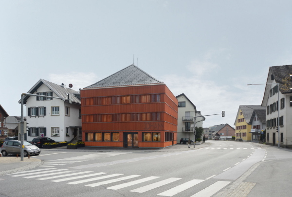 Anerkennung Kategorie Gewerbebau: Hotel und Gasthaus am Alten Markt JOHANN; Bauherr: I+R Gruppe; Architektur und Planung: Ludescher + Lutz Architekten, Bregenz; Ausf�hrung: i+R Holzbau, Lauterach