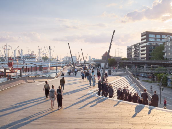 Hafenpromenade von Zaha Hadid Architects
