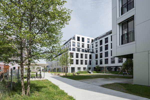 Wohnbebauung von weberbrunner und Soppelsa in Winterthur