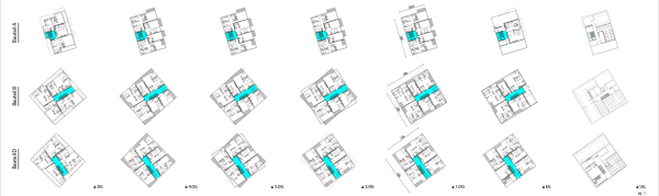 Grundrisse Punkthuser