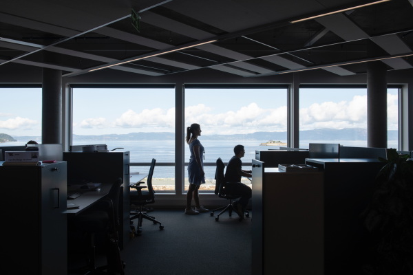 B�rohaus von Sn�hetta in Trondheim