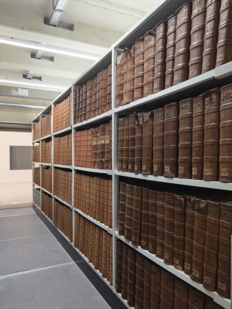 Platz f�r die Stadtgeschichte in den Magazinr�umen.