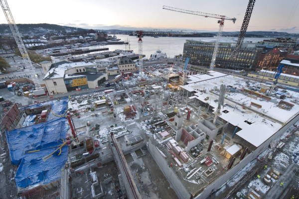 Baustelle im November 2016