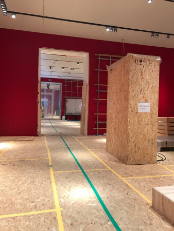 Herbst 2019. Ausstellungsr�ume im 1. OG