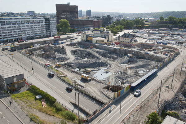 Baustelle im Juli 2015