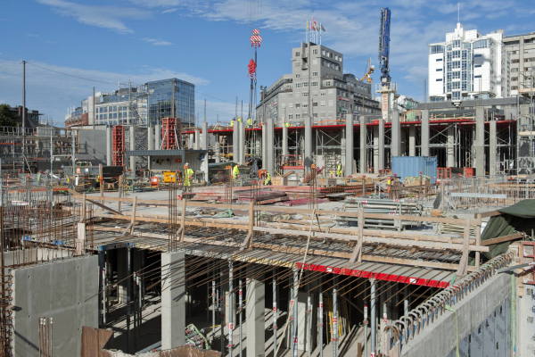 Baustelle im September 2016