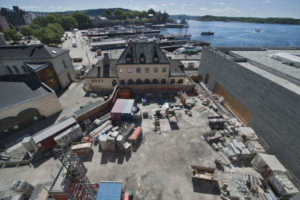 Baustelle im Juni 2018