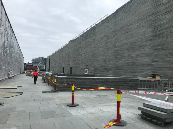 Baustelle im Herbst 2019