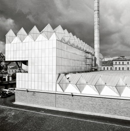 Engineering Building der Leicester University, James Stirling und James Gowan, 1963