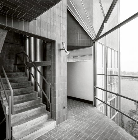 Engineering Building der Leicester University, James Stirling und James Gowan, 1963