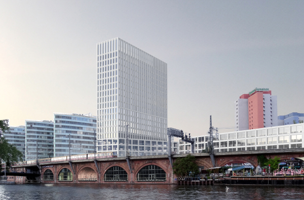 �Ein Hochhaus in der Hauptstadt� von Clemens Delheid