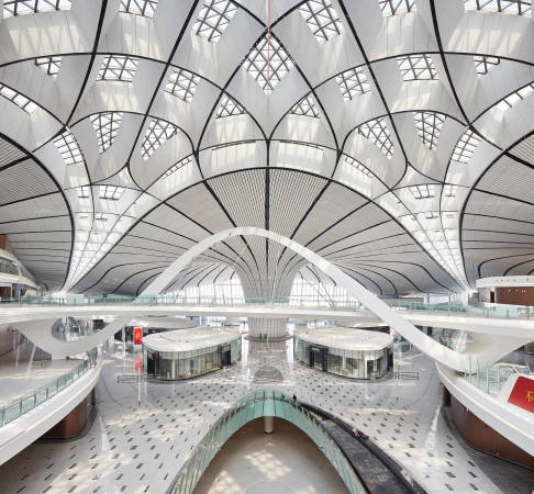 Flughafen von Zaha Hadid in Peking