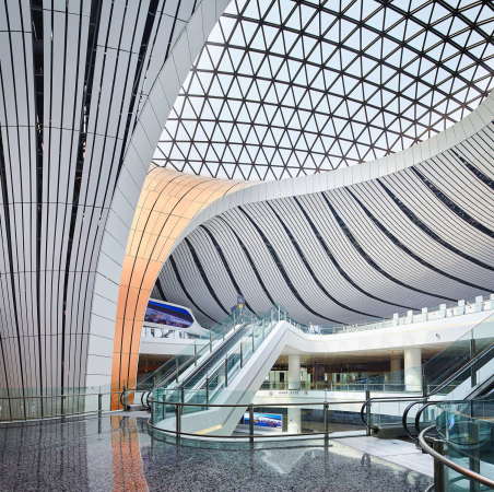 Flughafen von Zaha Hadid in Peking