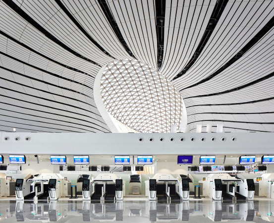Flughafen von Zaha Hadid in Peking