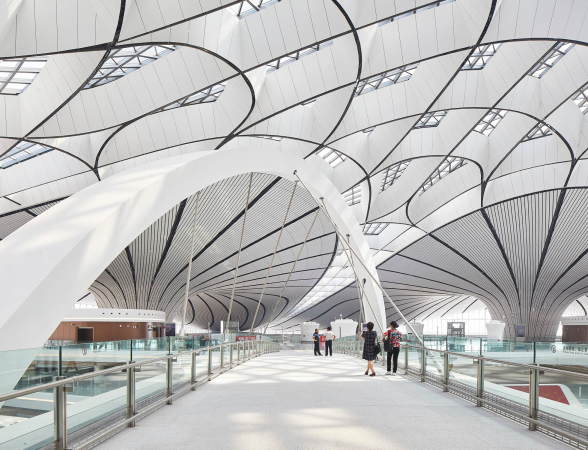 Flughafen von Zaha Hadid in Peking