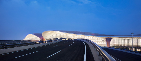 Flughafen von Zaha Hadid in Peking