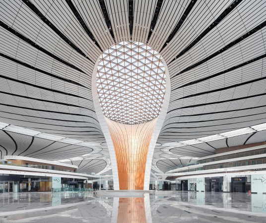 Flughafen von Zaha Hadid in Peking