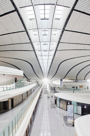 Flughafen von Zaha Hadid in Peking