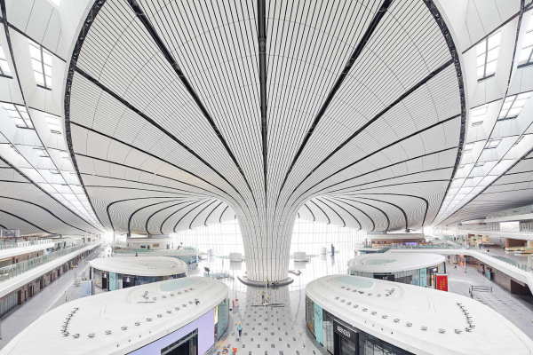 Flughafen von Zaha Hadid in Peking
