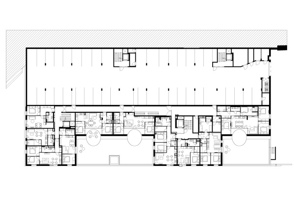 Apartmentkomplex von ov-a in Tschechien