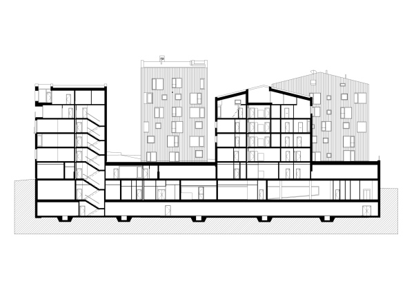 Apartmentkomplex von ov-a in Tschechien