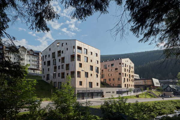 Apartmentkomplex von ov-a in Tschechien