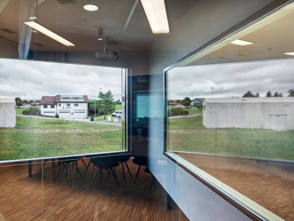 EM2N, Architektur, Schweiz, cinemateque suisse, Filmarchiv, Penthaz, Stahl, Beton, Film, Foto, Medienarchiv