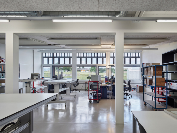 EM2N, Architektur, Schweiz, cinemateque suisse, Filmarchiv, Penthaz, Stahl, Beton, Film, Foto, Medienarchiv