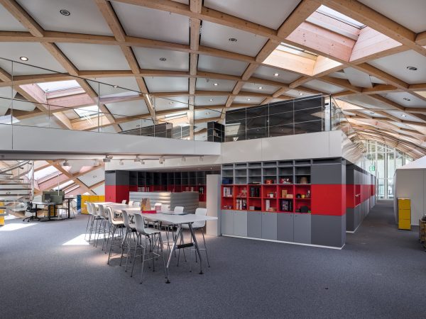 Besprechungszone in der dritten Etage.