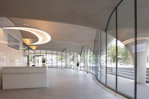 Lobby in den Arkaden.