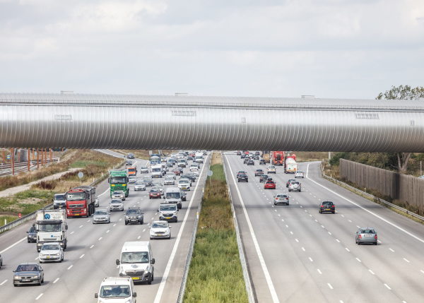 Fugngerbrcke von COBE und Dissing +Weitling