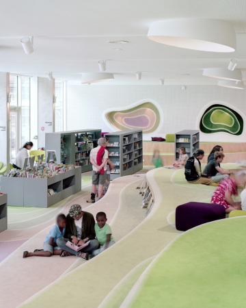 DHoundt + Bajart verwandeln Museum in Bibliothek