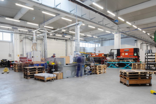 Blick in die neue Produktionslinie