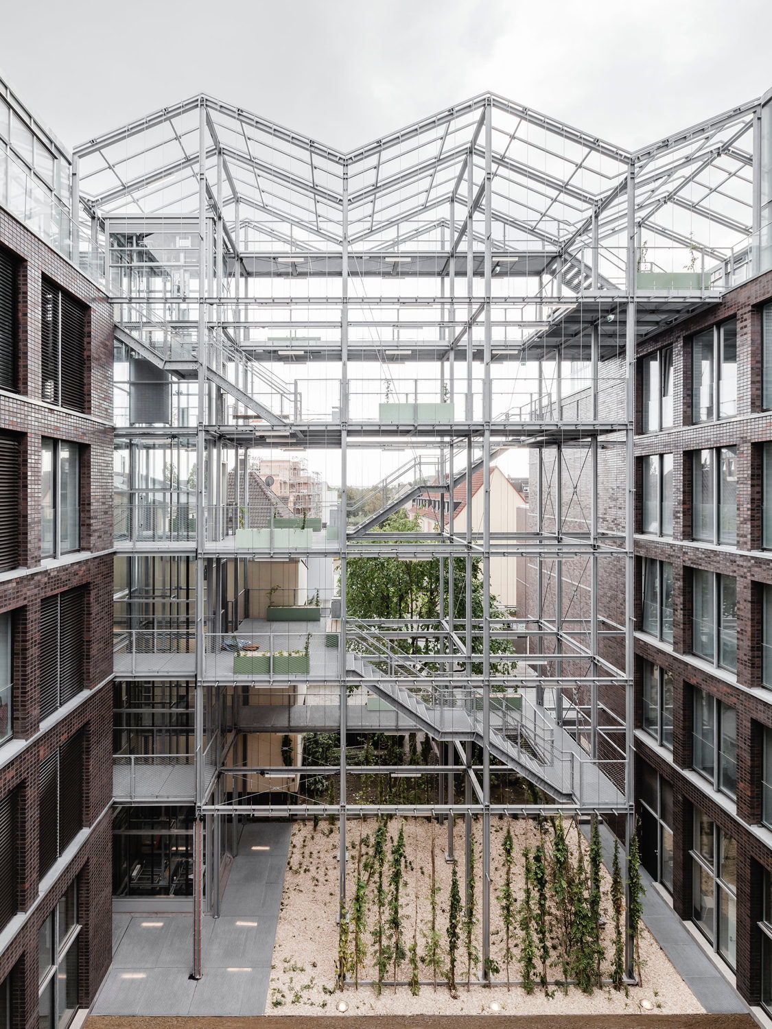 Verwaltungsbau In Oberhausen Von Kuehn Malvezzi Gewachshaus Auf Dem Jobcenter Architektur Und Architekten News Meldungen Nachrichten Baunetz De