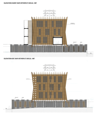 Bibliothek von Co-Architectes