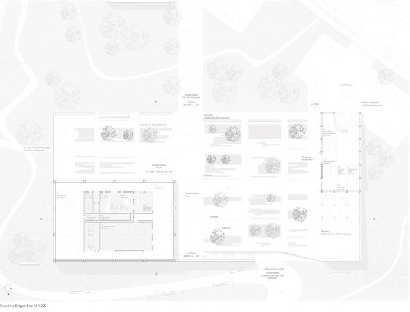 Anerkennung: Volker Staab Architekten mit arc.grn Landschaftsarchitekten Stadtplaner