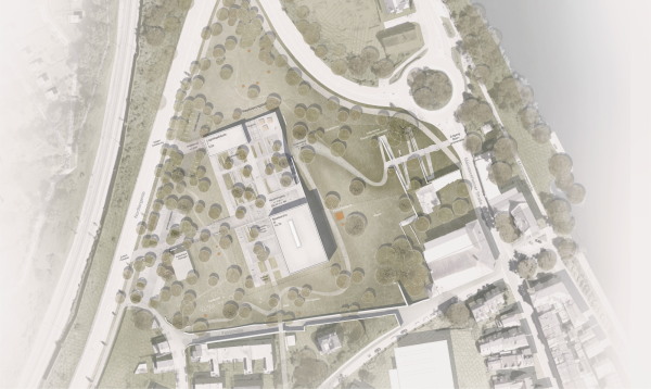 Anerkennung: Volker Staab Architekten mit arc.grn Landschaftsarchitekten Stadtplaner