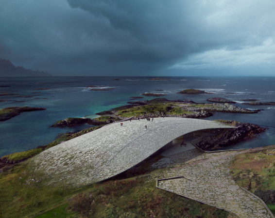 Dorte Mandrup Arkitekter planen Besucherzentrum in Norwegen
