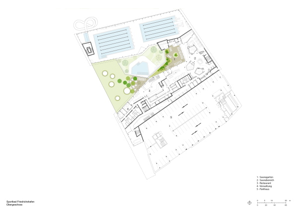 Sportbad Friedrichshafen von Behnisch Architekten