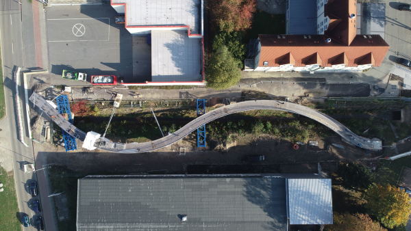 Fu�- und Radwegbr�cke von Sauerzapfe Architekten